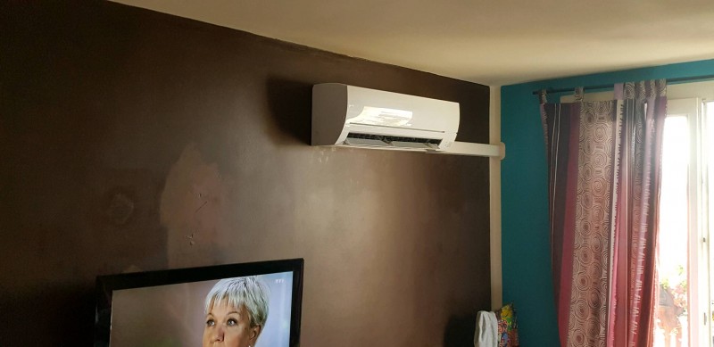 Installation d'un bi-splits dans un appartement sur Marignane