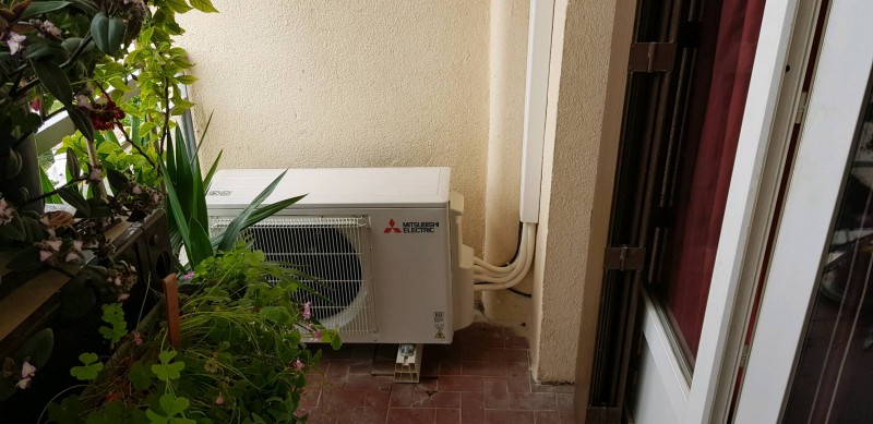 Installation d'un bi-splits dans un appartement sur Marignane